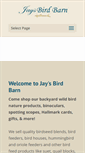 Mobile Screenshot of jaysbirdbarn.com